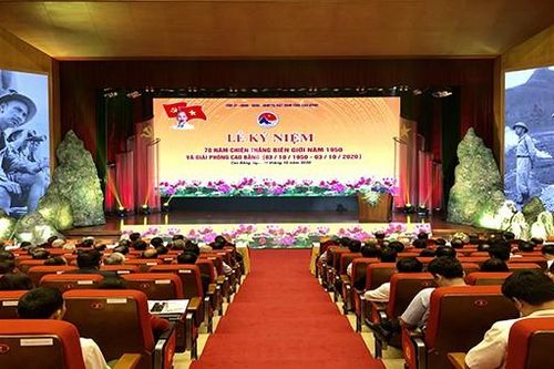 Long trọng Lễ kỷ niệm 70 năm Chiến thắng Biên giới và Giải phóng Cao Bằng