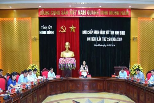 Tập trung tổ chức thành công Đại hội đại biểu Đảng bộ tỉnh Ninh Bình lần thứ XX, nhiệm kỳ 2020 - 2025