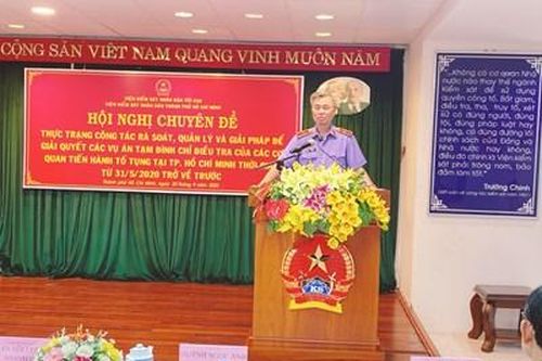 'Thực trạng rà soát, quản lý và giải pháp để giải quyết án tạm đình chỉ điều tra tại TP. Hồ Chí Minh'