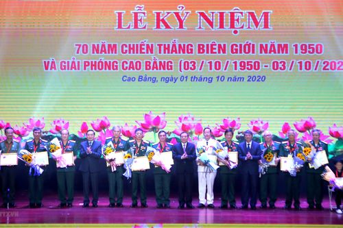 Kỷ niệm 70 năm Chiến thắng Biên giới năm 1950 - Giải phóng Cao Bằng