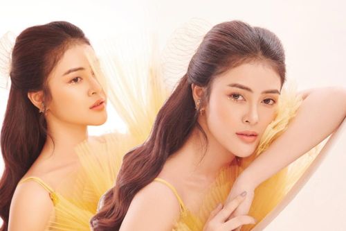 Á hậu Lý Kim Thảo lăng xê mốt đính đá lên mắt 'hóa' chị Hằng lung linh trong ngày Trung thu