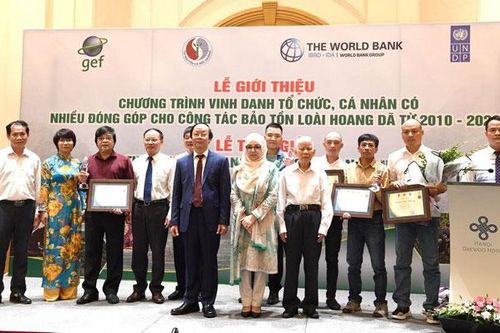 Chương trình vinh danh những đóng góp bảo tồn các loài hoang dã