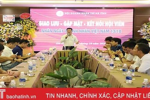 Doanh nhân trẻ Hà Tĩnh tăng cường kết nối, phát triển cộng đồng doanh nghiệp