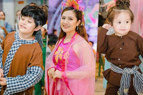 Thanh Thúy hóa 'chị Hằng', đưa hai 'chú Cuội' Cà Phê và Tết đến tổ chức Trung Thu tại mái ấm tình thương