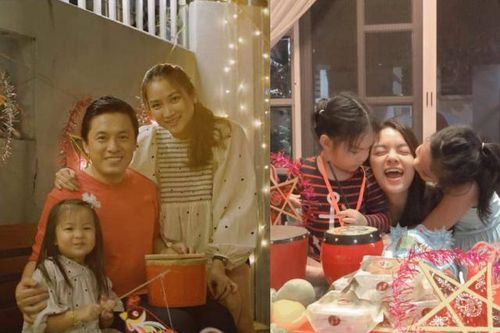Hình ảnh đáng yêu của con nhà Sao Việt khi đón Trung thu