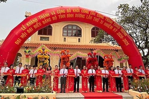 Bình Dương: Khởi công, khánh thành 9 công trình chào mừng Đại hội Đảng bộ tỉnh