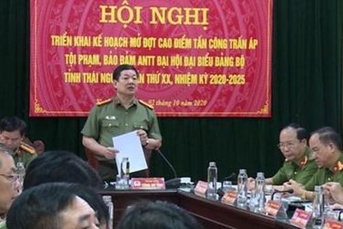 Bảo đảm ANTT Đại hội đại biểu Đảng bộ tỉnh Thái Nguyên lần thứ XX