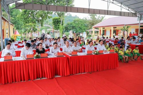 Khánh thành Trường Mầm non Kim Quan, huyện Yên Sơn do Agribank tài trợ