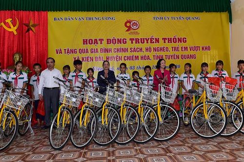 Ban Dân vận Trung ương về nguồn tại Tuyên Quang