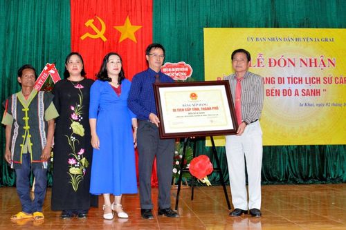 Xếp hạng di tích cấp tỉnh Bến đò A Sanh