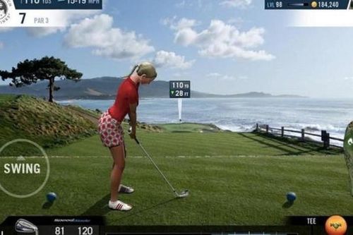 'Luyện cơ' tại gia không tốn kém với game Golf trên smartphone