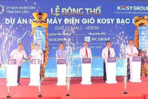 Đầu tư khoảng 8.000 tỷ đồng xây dựng Nhà máy Điện gió Kosy Bạc Liêu