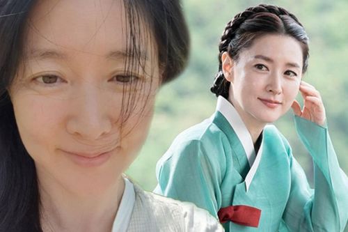 Nàng 'Dae Jang Geum' Lee Young Ae lộ nếp nhăn khi khoe mặt mộc tuổi 50