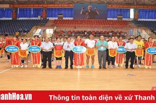 Khai mạc giải bóng chuyền 'Bông lúa vàng' tỉnh Thanh Hóa lần thứ VII