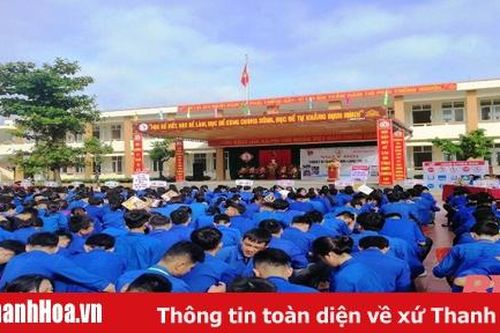 Thọ Xuân: Hơn 800 bạn trẻ tham gia ngày hội 'Thanh niên với văn hóa giao thông'