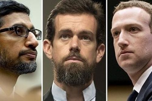CEO của Facebook, Twitter và Google lại phải ra điều trần