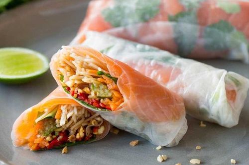 Học làm món nem cá hồi
