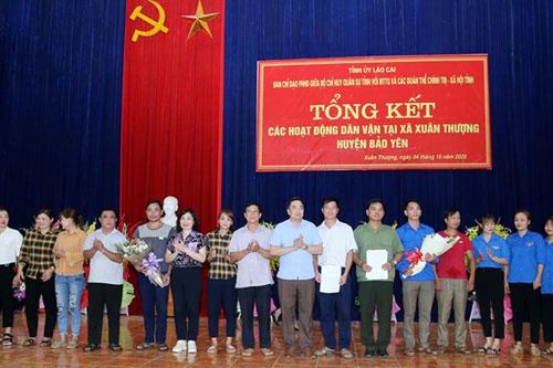 Tổng kết hoạt động dân vận tại xã Xuân Thượng