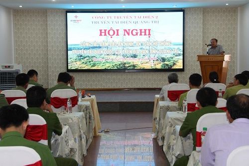 Truyền tải điện Quảng Trị tổ chức hội nghị đảm bảo an ninh, an toàn hệ thống truyền tải điện quốc gia