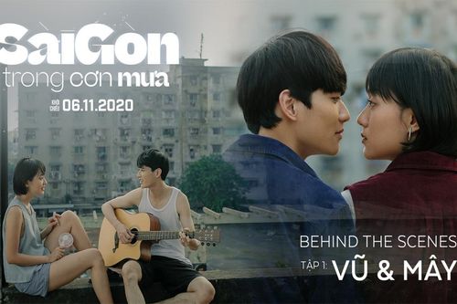 Hồ Thu Anh chủ động diễn cảnh tình tứ với Avin Lu trong phim 'Sài Gòn trong cơn mưa'