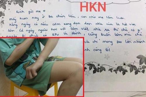 Bé gái viết 'tâm thư' tố bị bố đẻ bạo hành gây phẫn nộ: 'Cả ngày chả có gì ngoài bị chửi có khi là đánh, con áp lực lắm...'