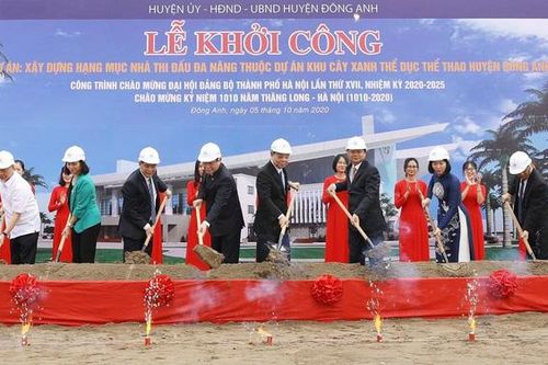Hà Nội khởi công nhiều công trình phục vụ dân sinh quy mô hiện đại