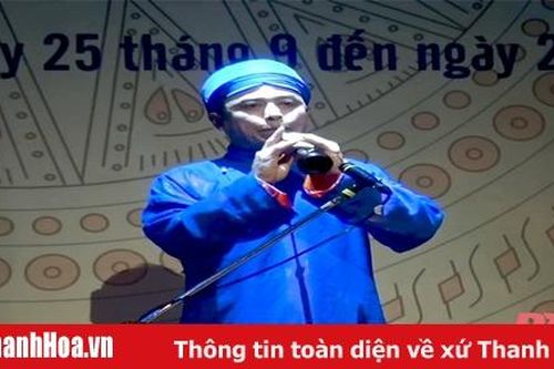 Thanh Hóa giành 2 giải độc tấu và hòa tấu nhạc cụ dân tộc toàn quốc