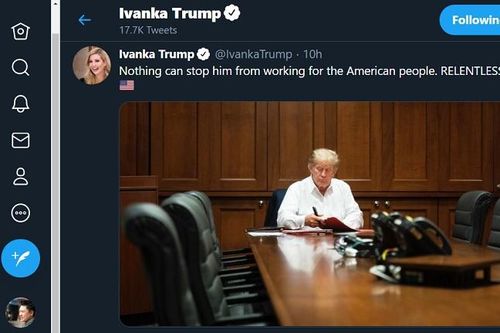 Ông Trump vẫn làm việc dù đang điều trị bệnh