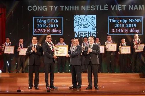 Nestlé Việt Nam lọt vào tốp 30 đơn vị nộp thuế tiêu biểu