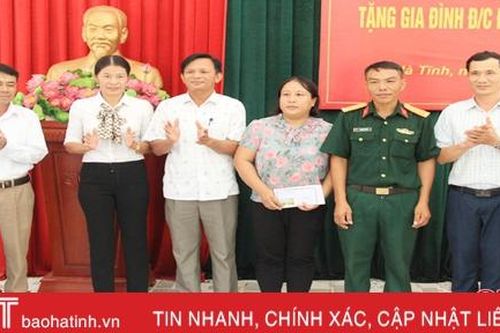 Khánh thành nhà đồng đội cho quân nhân ở Nghi Xuân