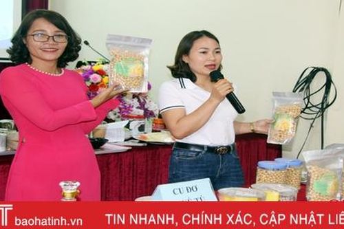 32 sản phẩm tham dự cuộc thi phụ nữ Hương Sơn sáng tạo, khởi nghiệp