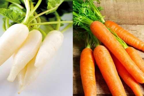 Tuyệt đối không kết hợp cà rốt với những thực phẩm này