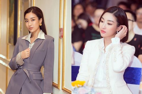 Chẳng cần váy áo điệu đà, Đỗ Mỹ Linh 'chặt đẹp' dàn mỹ nhân với style nữ quyền