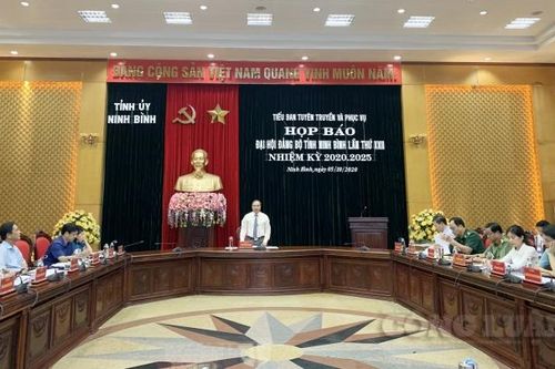 Đại hội đại biểu Đảng bộ tỉnh Ninh Bình lần thứ XXII sẽ diễn ra từ ngày 20 - 22/10