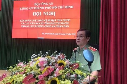 Công an TPHCM tập huấn bảo vệ bí mật nhà nước