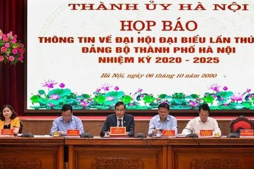 Đại hội lần thứ XVII Đảng bộ TP Hà Nội nhiệm kỳ 2020-2025 diễn ra trong ba ngày 11, 12, 13/10