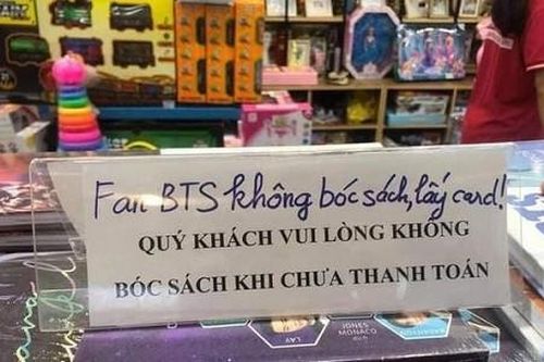 Một nhà sách 'tố' fan BTS có hành vi thiếu văn minh và 'lời hồi đáp' bất ngờ của V-ARMY