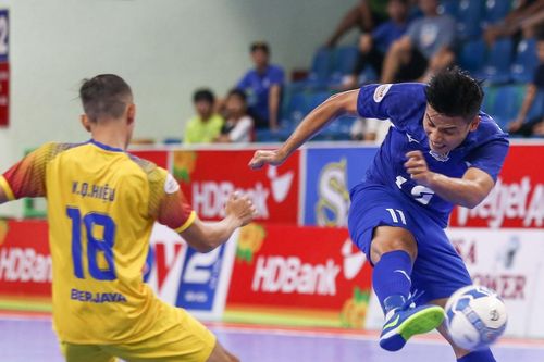 Ghi 2 bàn trong 15 giây, Cao Bằng thắng SS.KH vòng 12 giải futsal VĐQG