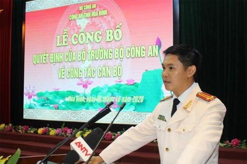 Công bố quyết định bổ nhiệm lãnh đạo Công an Phú Yên, Hòa Bình