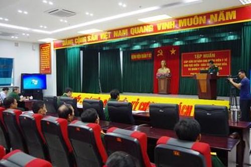 150 nhân viên y tế, tập huấn cấp cứu cơ bản y học biển