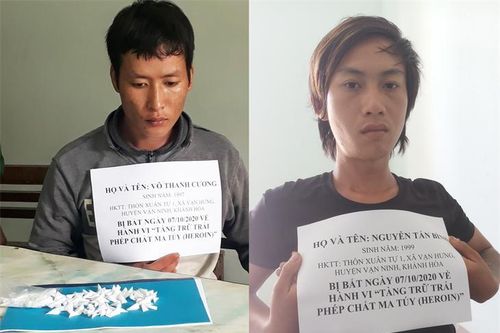 Bắt 2 đối tượng mua bán, tàng trữ trái phép các chất ma túy