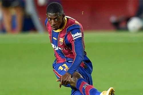 Dembele bất mãn với Barca vì sang M.U bất thành