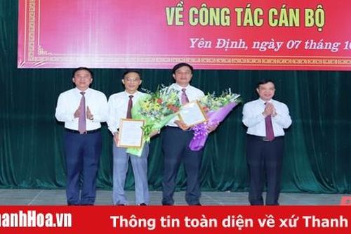 Công bố các quyết định của Ban Thường vụ Tỉnh ủy Thanh Hóa về công tác cán bộ