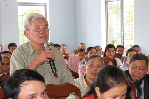 Đại biểu Quốc hội tiếp xúc cử tri thị xã An Khê và huyện Kbang