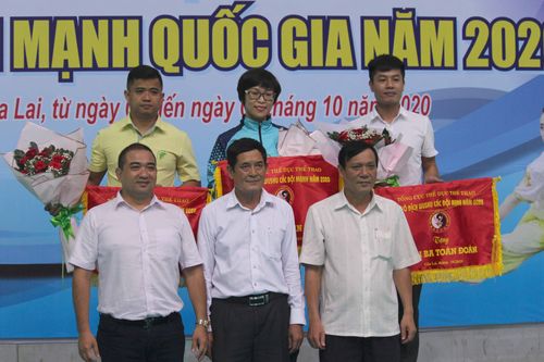 Gia Lai giành 5 huy chương tại Giải Vô địch Wushu các đội mạnh quốc gia năm 2020