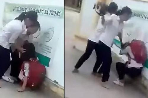 Chê mẫu áo mỏng, nữ sinh ở Nghệ An bị đánh hội đồng ngay trước cổng trường