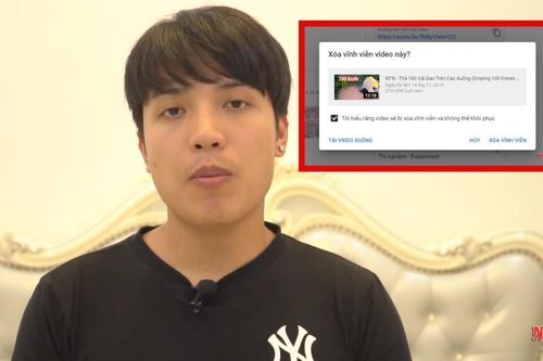 YouTuber NTN làm vlog tự tay xóa các video vô bổ: 'Ai trong chúng ta cũng đều có sai lầm'