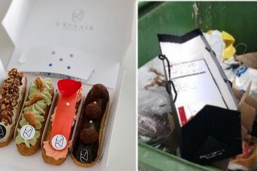 Góc cục súc: Gọi không ai nhận, shipper vứt hộp bánh vào thùng rác rồi chụp ảnh gửi khách