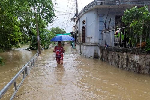 Nhiều nơi ở Thừa Thiên - Huế ngập sâu