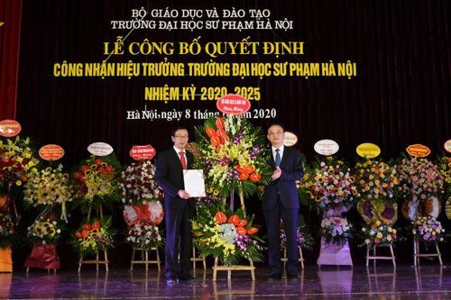 GS.TS Nguyễn Văn Minh tiếp tục là Hiệu trưởng Trường ĐH Sư phạm Hà Nội